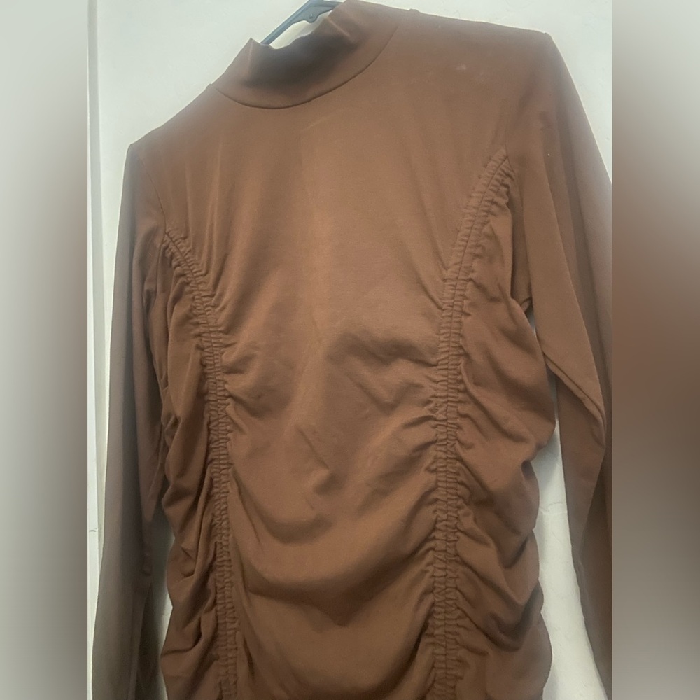 ‼️Brown mock neck dress‼️ - Picture 3 of 7